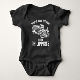 Body Para Bebê Filipinas Jeepney - Diversão Filipina