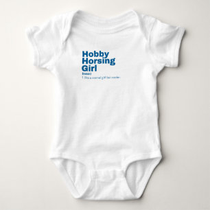 Body Para Bebê Filme Girl - Hobby Horsing