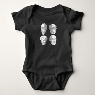 Body Para Bebê Filósofos estáticos