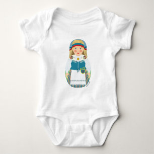 Body Para Bebê Finn Matryoshka Baby Bodycase