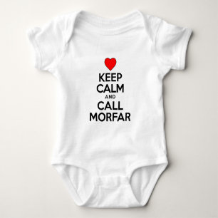 Body Para Bebê Fique calmo e chame o Morfar