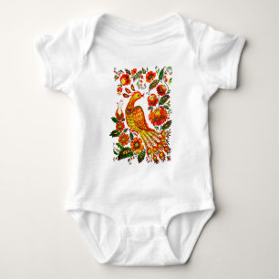 Body Para Bebê Firebird do ucraniano de Petrykivka