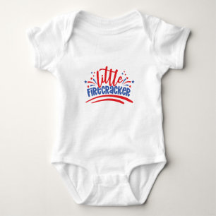 Body Para Bebê Firecracker 4 de julho