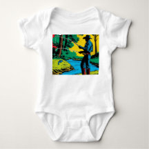 Fisherman on Riverbank