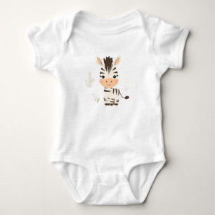 Body Para Bebê Fita-branca-zebra-bébé-bétula