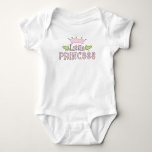 Body Para Bebê Fita de Criança da Princesa Crown