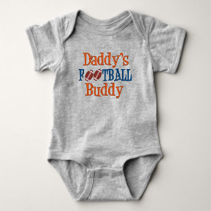 Body Para Bebê Fita De Futebol Buddy De Futebol De Pai
