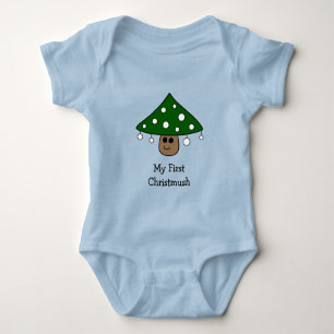 Body Para Bebê Fita de Natal, Casaco de bebê