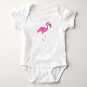 Body Para Bebê Flamingo