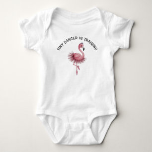 Body Para Bebê Flamingo Balé Dancer