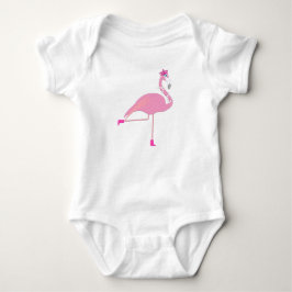 Body Para Bebê Flamingo - Bodysuit de Jersey para Bebê