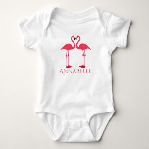 Body Para Bebê Flamingos