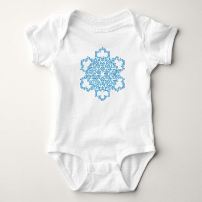 Body Para Bebê Floco de neve (Frente)