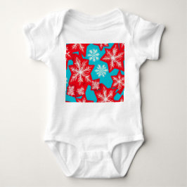 Body Para Bebê Flocos de neve