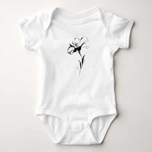 Body Para Bebê Flor (Frente)