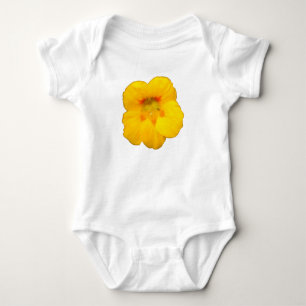 Body Para Bebê Flor Amarelo Flor Nasturtium Creeper