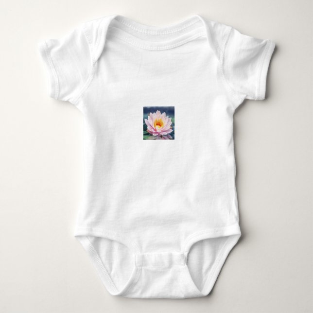 Body Para Bebê Flor Baby T-Shirts (Frente)