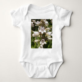 Body Para Bebê Flor Branca