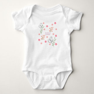 Body Para Bebê Flor da mamãe