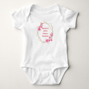 Body Para Bebê Flor de mamãe - Flor de Sakura