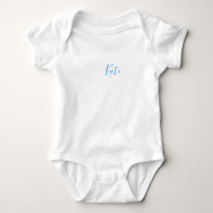 Body Para Bebê Flor de pastel laranja azul adicionar nome boho re
