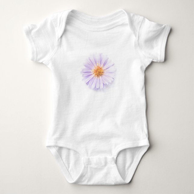 Body Para Bebê Flor de solteiro Elegance (Frente)
