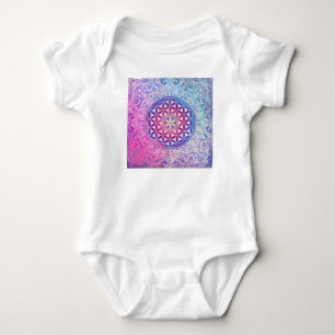 Body Para Bebê Flor De Vida / Blume des Lebens - Ornamento V
