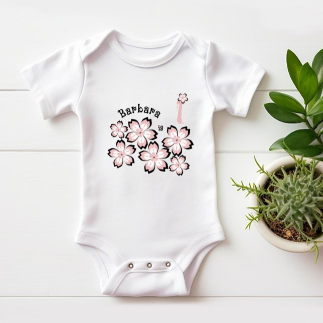 Body Para Bebê Floração floral (Criador carregado)