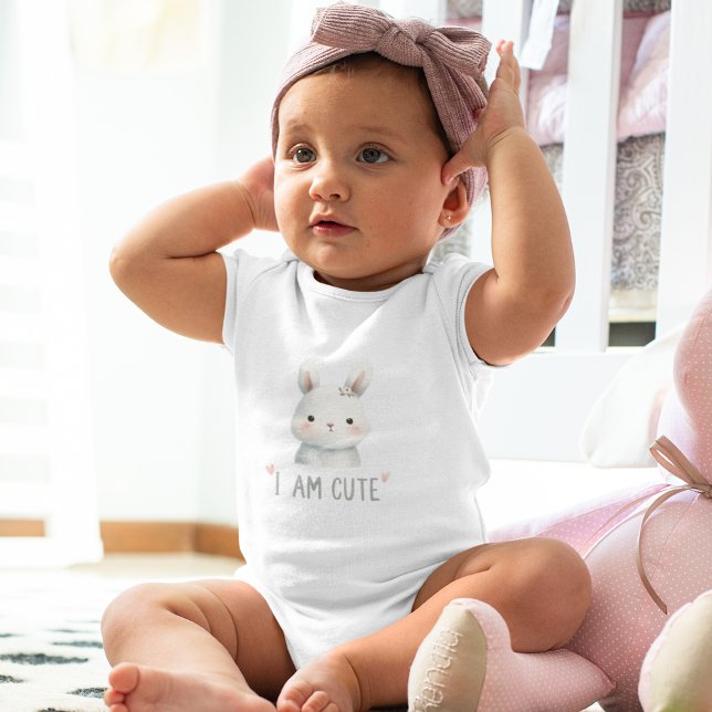 Body Para Bebê Floral Bunny Adorável (Criador carregado)