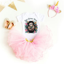 Floral Sloth Love Cresce Aqui
