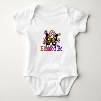 Body Para Bebê flores abençoadas