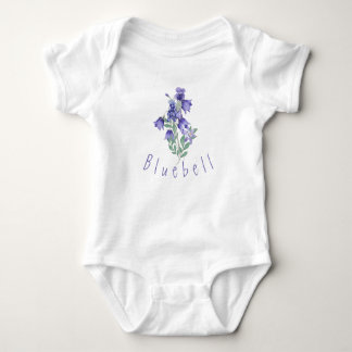 Body Para Bebê Flores Bluebell