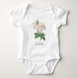 BODY PARA BEBÊ FLORES PERSONALIZADOS, BABY-SUIT