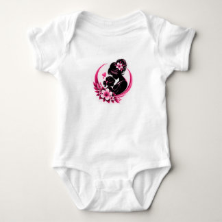 Body Para Bebê Flores Rosa Elegantes Maternidade Amor Mulheres