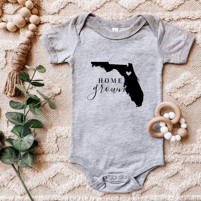 Body Para Bebê Flórida Home Grown State Tee (Criador carregado)