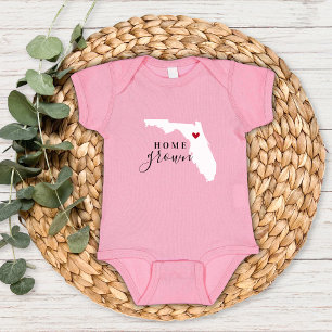 Body Para Bebê Flórida Home Grown State Tee