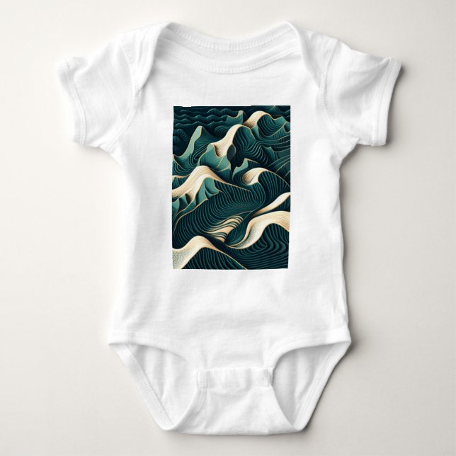 Body Para Bebê Flowing Harmony (Frente)