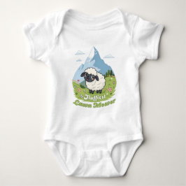 Body Para Bebê Fluffiest Lawn Mower – Adorable Blacknose Sheep