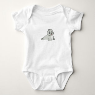 Body Para Bebê Foca-Bebê