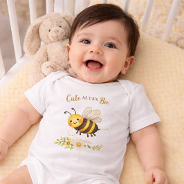 Body Para Bebê Fofa como pode ser Bebê Abelha