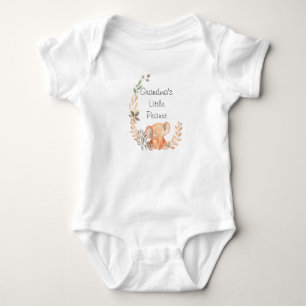 Body Para Bebê Fofo de bebê de amendoim, de avô florido, bonito