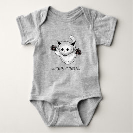 Body Para Bebê Fofo Mas Feroz