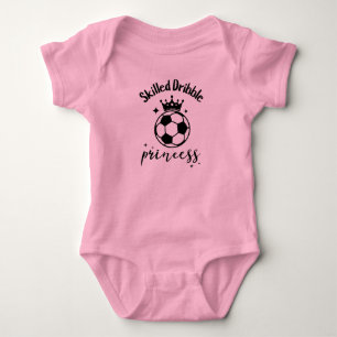 Body Para Bebê Fofo-matado Princesa Soccer Garota-Bebê