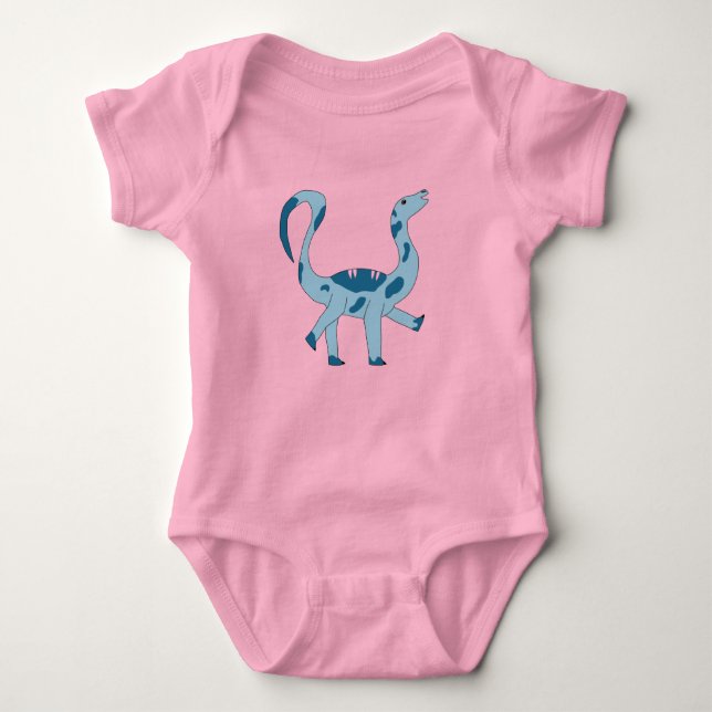 Body Para Bebê Foghorn the Apatosaurus Baby Bodysuit (Frente)