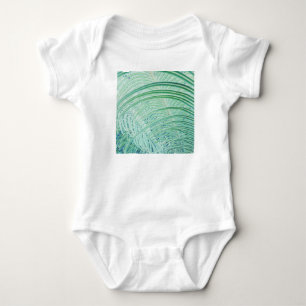 Body Para Bebê Folha de Palma de Planta Verde Suave