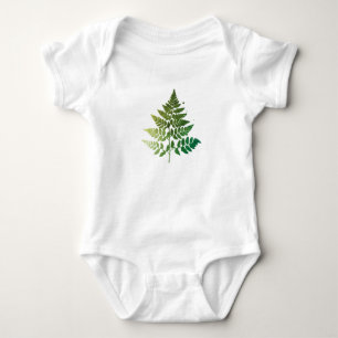 Body Para Bebê Folha Verde