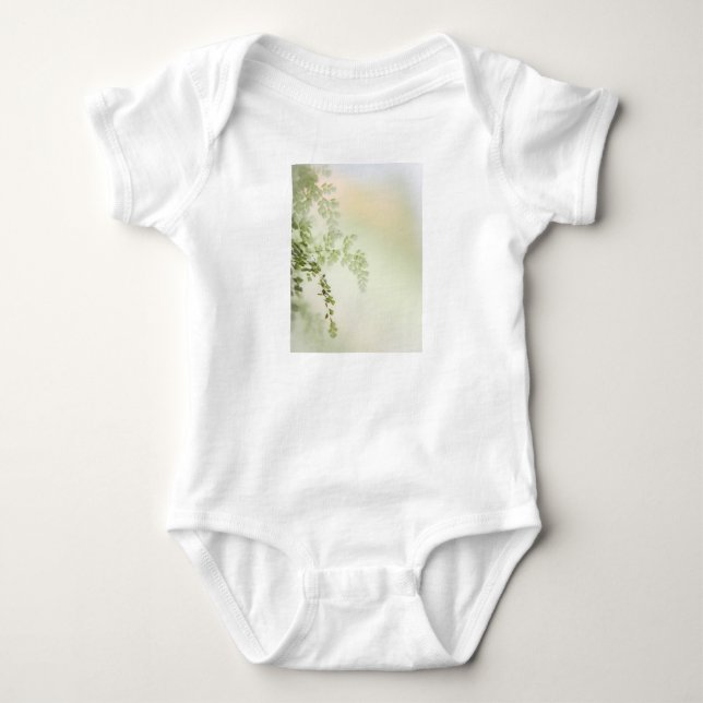 Body Para Bebê Folhagem primavera (Frente)