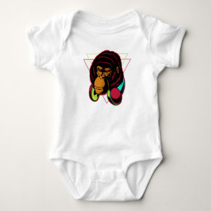 Body Para Bebê Fone de ouvido gorila