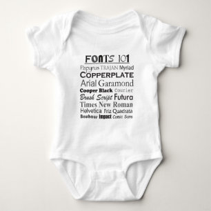 Body Para Bebê Fontes 101