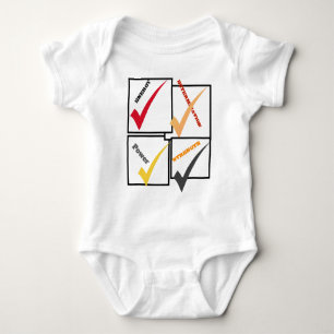 Body Para Bebê Força de determinação de potência Entalhe de porçã